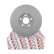 Disque de frein PREMIER DDF2152C Ferodo, Vignette 3