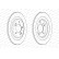 Disque de frein PREMIER DDF2200C Ferodo, Vignette 2