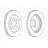 Disque de frein PREMIER DDF2226C Ferodo, Vignette 2