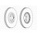 Disque de frein PREMIER DDF2234C Ferodo, Vignette 2