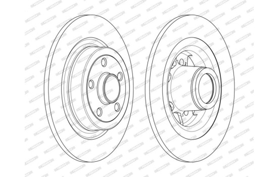 Disque de frein PREMIER DDF2264-1 Ferodo, Image 2