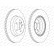 Disque de frein PREMIER DDF2480C Ferodo, Vignette 2