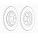 Disque de frein PREMIER DDF2599C Ferodo, Vignette 2