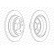 Disque de frein PREMIER DDF2607C Ferodo, Vignette 2