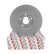 Disque de frein PREMIER DDF2652C Ferodo, Vignette 3