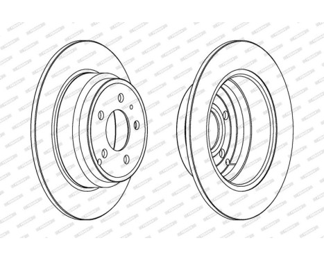 Disque de frein PREMIER DDF552 Ferodo