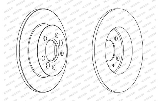 Disque de frein PREMIER DDF556 Ferodo, Image 2