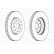 Disque de frein PREMIER DDF802 Ferodo, Vignette 2