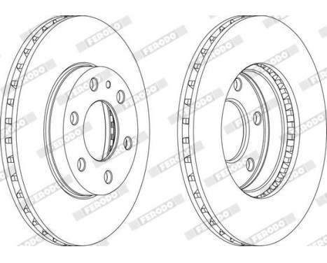 Disque de frein PREMIER FCR314A Ferodo