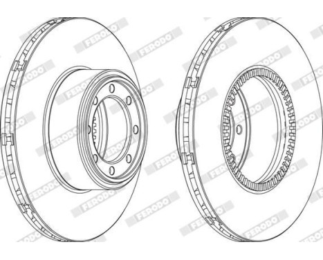 Disque de frein PREMIER FCR321A Ferodo