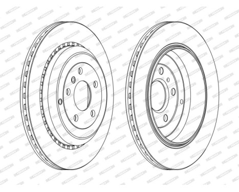 Disque de frein PREMIER High Carbon DDF1531C Ferodo