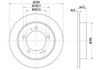 Disque de frein PRO 8DD 355 103-611 Hella