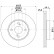 Disque de frein PRO 8DD 355 110-431 Hella