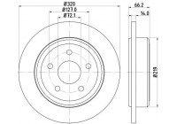 Disque de frein PRO 8DD 355 115-501 Hella