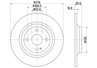 Disque de frein PRO 8DD 355 116-071 Hella