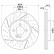 Disque de frein PRO 8DD 355 116-211 Hella