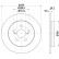 Disque de frein PRO 8DD 355 116-901 Hella