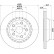 Disque de frein PRO 8DD 355 116-931 Hella