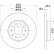Disque de frein PRO 8DD 355 118-071 Hella