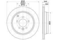 Disque de frein PRO 8DD 355 118-771 Hella