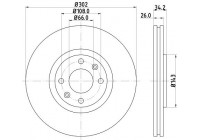 Disque de frein PRO 8DD 355 119-161 Hella