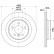 Disque de frein PRO 8DD 355 122-631 Hella
