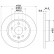 Disque de frein PRO 8DD 355 122-751 Hella