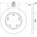 Disque de frein PRO 8DD 355 122-781 Hella