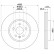 Disque de frein PRO 8DD 355 122-851 Hella