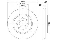 Disque de frein PRO 8DD 355 123-071 Hella