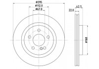 Disque de frein PRO 8DD 355 125-381 Hella