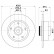 Disque de frein PRO 8DD 355 129-871 Hella