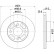 Disque de frein PRO 8DD 355 132-941 Hella
