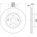Disque de frein PRO 8DD 355 133-331 Hella