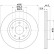 Disque de frein PRO 8DD 355 133-681 Hella