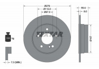 Disque de frein PRO 92032703 Textar