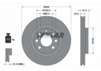 Disque de frein PRO 92039203 Textar