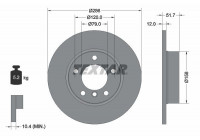 Disque de frein PRO 92055503 Textar