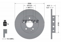 Disque de frein PRO 92059303 Textar