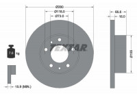 Disque de frein PRO 92073703 Textar