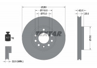 Disque de frein PRO 92091903 Textar