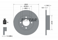 Disque de frein PRO 92098203 Textar