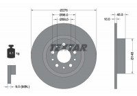 Disque de frein PRO 92114703 Textar