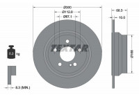 Disque de frein PRO+ 92115405 Textar