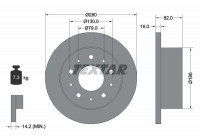 Disque de frein PRO 92116203 Textar