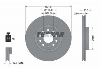 Disque de frein PRO+ 92120505 Textar