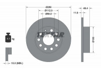 Disque de frein PRO 92121103 Textar