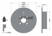 Disque de frein PRO 92126203 Textar