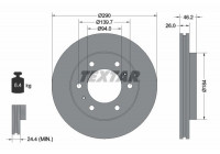 Disque de frein PRO 92128803 Textar
