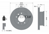 Disque de frein PRO 92131503 Textar